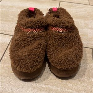 UGG Tazz Slipper Heritage Braid Hardwood Size 7